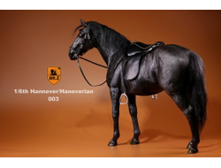 Черный конь - Коллекционная фигурка 1/6 Scale German Hanoverian Warmblood Horse Statue - Real Animal Series (No.17) - Mr.Z