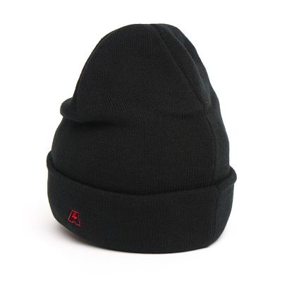 Шапка №47 A&amp;C черно-красная