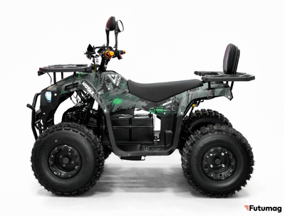 Электровадроцикл MOTAX Grizlik E1500 2024 Зеленый камуфляж