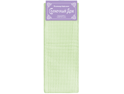 Однотонное вафельное полотенце "Салатовый"