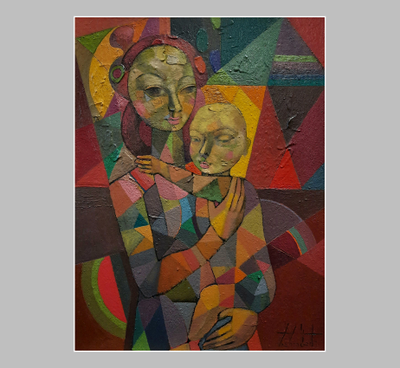 Материнство. 2016. Холст, масло. 80Х60