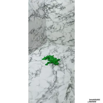 Дракон с рогами подвижной