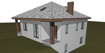 Двухэтажный дом с четырьмя спальнями 141м² (S91)