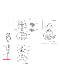 Шток кухонного комбайна bosch 627926 оригинал