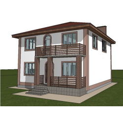 Двухэтажный дом с четырьмя спальнями 103м² (S27)