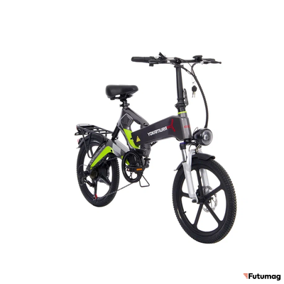 Электровелосипед Yokamura Combo 20 2.0 Grey Black