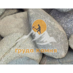 Галька плоская синяя речная, фракция 100-150 мм