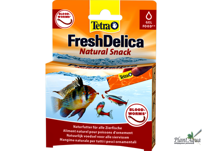 Tetra FreshDelica Bloodworms Rot Muckenlarven (желе мотыль), упаковка 6г (2х3г)