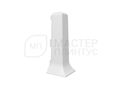 Угол внешний для ПВХ плинтуса Vilo Linela 401 Белый