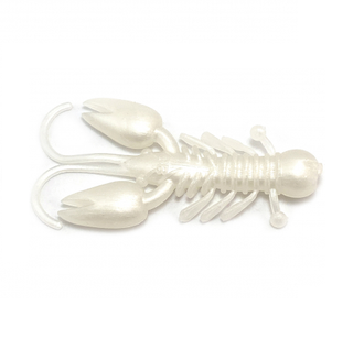 Приманка силиконовая Boroda Baits Grawler 80 131-White Death Pearl