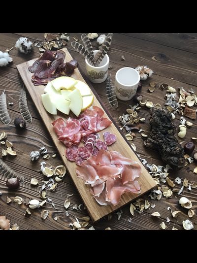 Доска для подачи, дуб, светлая