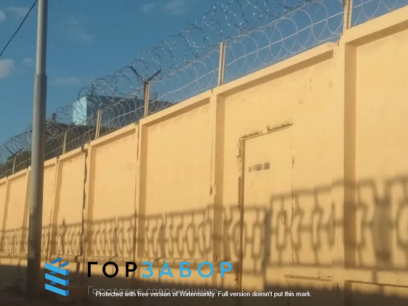 Устройство бетонного забора под ключ в Москве