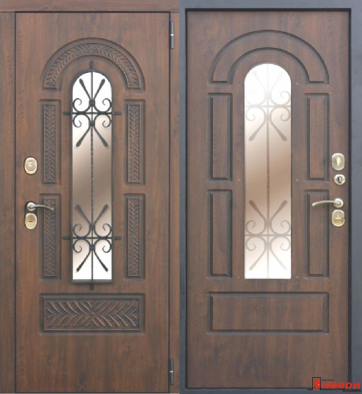 Metallicheskie Dveri Vikont So Steklom Kupit V Belgorode Po Vygodnoj Cene