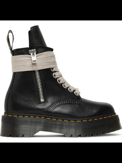 DR MARTENS X RICK OWENS STROBE 1460 QUAD SOLE JUMBO LACE BLACK