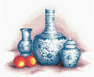 Голубые вазы В-0087, Panna vkn