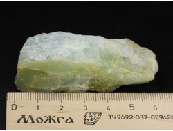 Берилл голубой (Аквамарин), необработанный, дикий образец, Бразилия (60*35*20 мм, 63 г) №37879