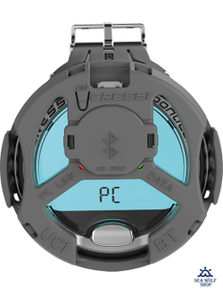 Компьютер подводный CRESSI DONATELLO декомпрессиметр, черно-серый