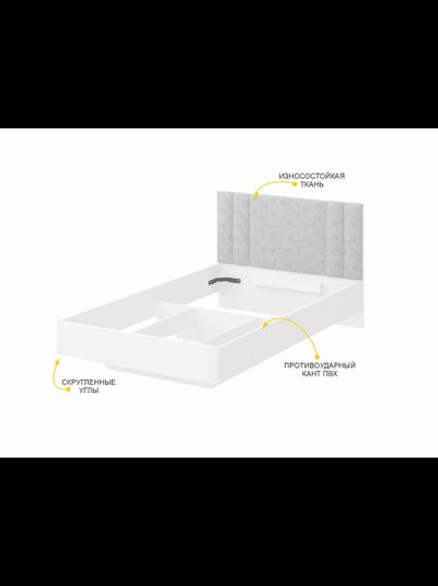 Кровать с матрасом Николь 901 308