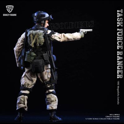 Командир отряда "Дельта" военного спецназа США - Коллекционная фигурка 1/12 scale US Delta Special Force - Leader  (LW002) - CrazyFigure