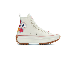 Converse with embroidered flowers sales