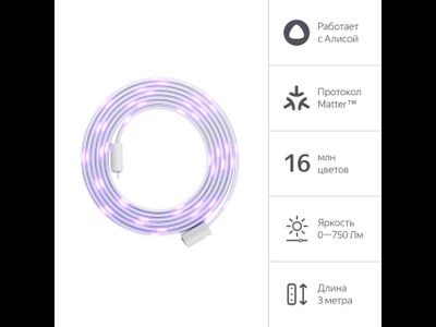 Светодиодная лента Яндекс Matter 3м YNDX-00544