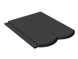 Цементно-песчаная черепица BRAAS Ревива Черный