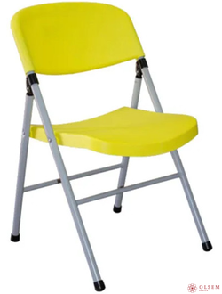 Стул для кейтеринга складной желтый