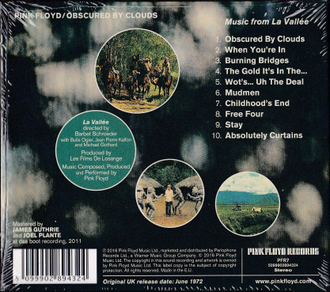 Купить диск Pink Floyd – Obscured By Clouds в интернет-магазине CD и LP "Музыкальный прилавок" в Ли