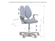 Комплект стол-трансформер Fundesk Fiore ll Grey + эргономичное кресло Fundesk Mente Grey