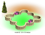 Model E 3,9 х 3,9 метр