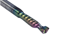 Фреза чистовая компрессионная спиральная 6x22 s6x60 Z1+1 HM