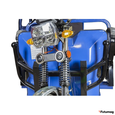 Электротрицикл Rutrike Габарит 1700 60V1200W синий