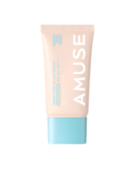 Тонизирующий солнцезащитный крем AMUSE Beige Tone-Up 365 Vegan Sunscreen SPF50+ PA++++ Объем: 40 мл