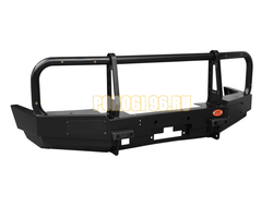 Передний силовой бампер серии Трофи на Land Rover Discovery II 1998-2004 (02.099.01)