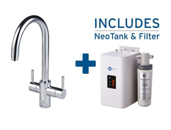 Комбинированная система 4в1 Aquahot ISE F-4N1J-С (хром)