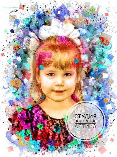 Портрет в Стиле НЕО 1 человек