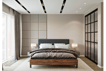 Еще один с виду несложный, но интересный проект. По эскизу требовалось изготовить панели точного размера с полукруглой фаской. 