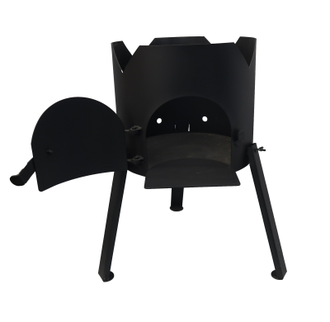 Печь под казан 12 литров, с дверкой