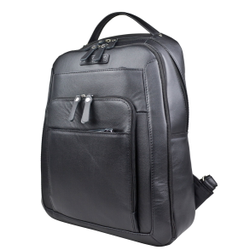 Кожаный рюкзак Monfestino black (арт. 3034-91)