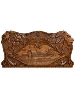 Нарды резные с шашками "Кремль и Символы Власти" от мастера Артура Мирзояна