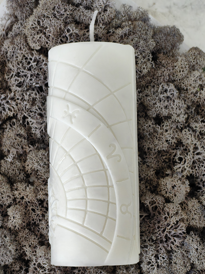 Свеча зодиакальная "Водолей" стихия воздуха