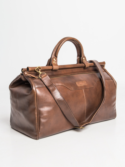 Кожаный саквояж Otranto Premium brown (арт. 4006-63)