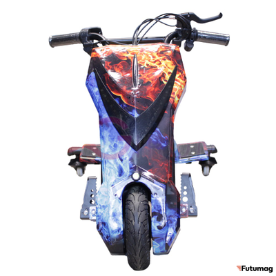 Электроскутер Дрифт Карт Drift-Trike MINIPRO Mi T02 Огонь и лед