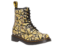 Ботинки Dr Martens 1460 Pascal Butterfly Print Suede Yellow