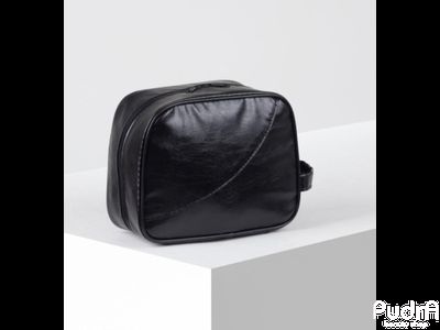 Косметичка дорожная, отдел на молнии, цвет чёрный