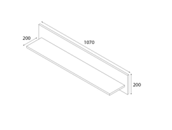 Полка навесная "Прованс"
