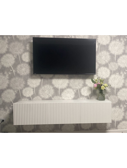 Тумба ТВ Квинта 160 см, белая