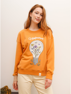 ЖЕНСКИЙ СВИТШОТ "ЦВЕТОЧНАЯ ИДЕЯ"