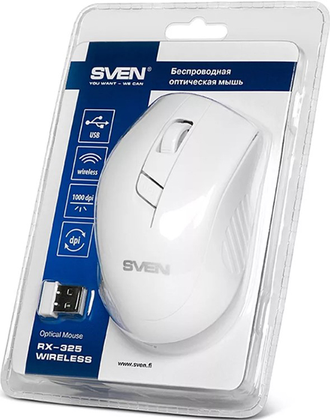 Беспроводная мышь Sven RX-325 (белый)