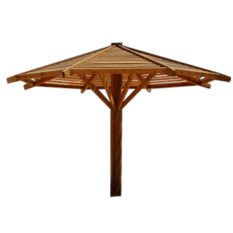 Деревянный зонт арт. тт02